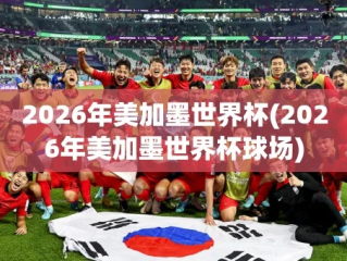 2026年美加墨世界杯，全球足球盛宴的新篇章